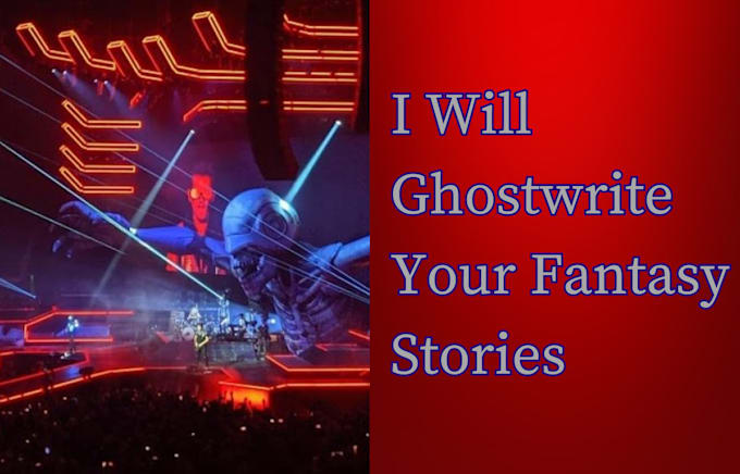 Gig Preview - Be your fantasy, science fiction ghostwriter