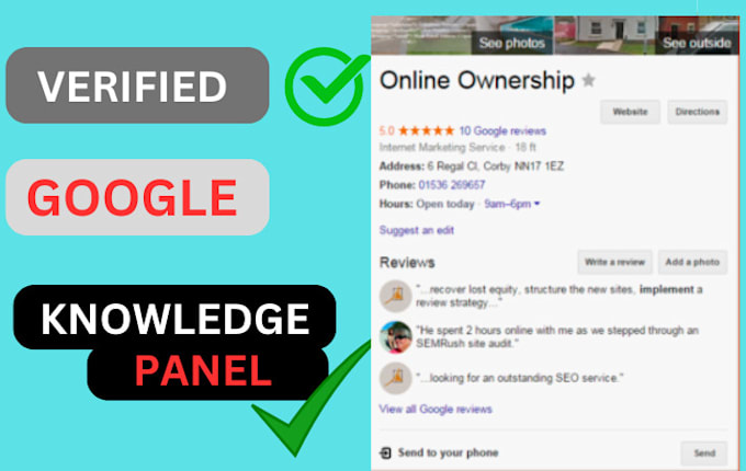 Bestseller - create an approved google knowledgepanel for you