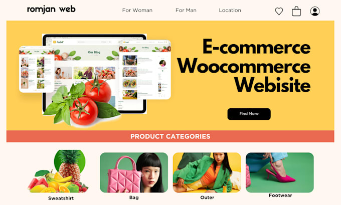 Bestseller - do design and develop wordpress website and ecommerce store