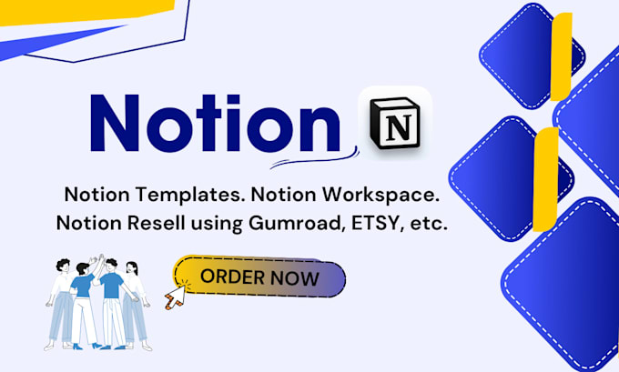 Gig Preview - Be your notion virtual assistant notion expert set up notion template