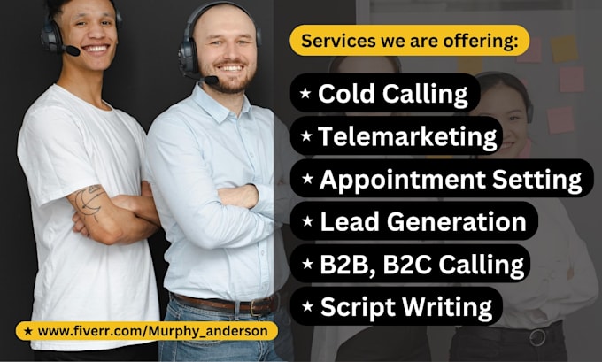 Gig Preview - Do b2b ,b2c cold calling and appointment setting