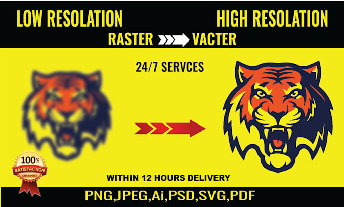 Bestseller - do vacter tracing, vectorize logo and raster to  vacter  ai, pdf, svg