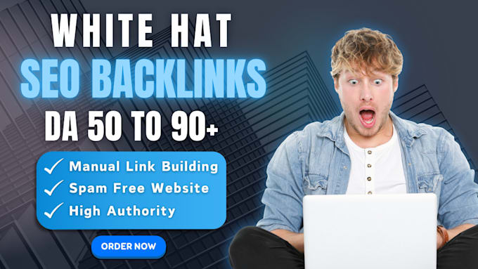 Gig Preview - Do high quality SEO backlinks for higher ranking on google with link building