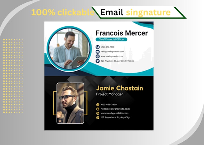 Gig Preview - Create HTML email signatures or clickable email signature