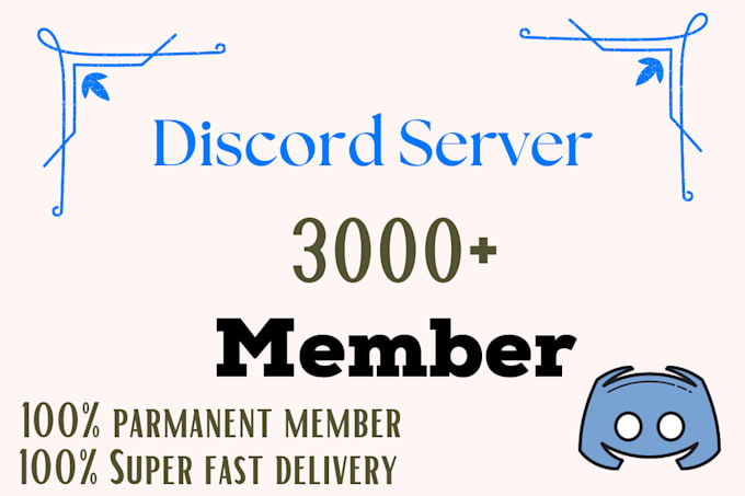 Gig Preview - Professional discord server growth, discord server promote