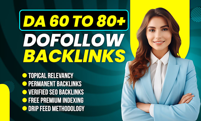 Gig Preview - Improve website ranking using white hat high da authority SEO backlinks