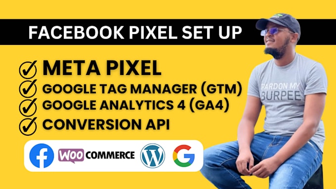 Bestseller - setup meta facebook pixel google tag manager shopify tiktok wordpress pixels ga4