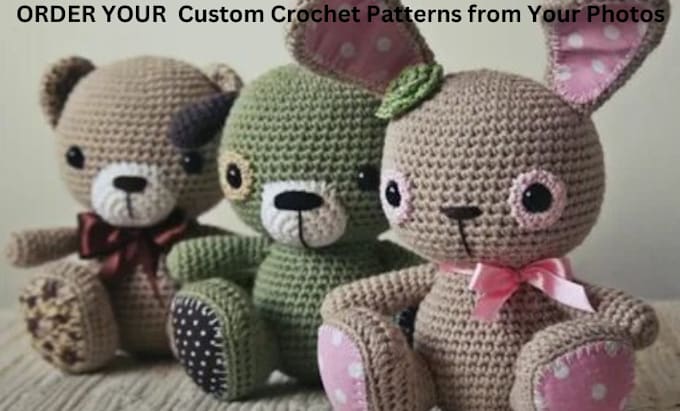 Gig Preview - Design stunning amigurumi crochet patterns from your picture