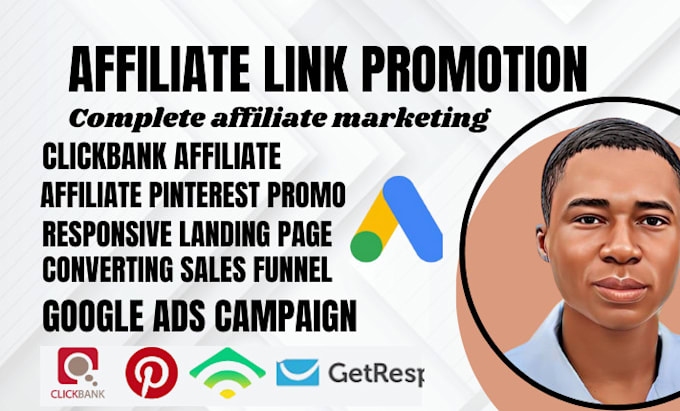 Gig Preview - Do affiliate link promotion affiliate marketing clickbank affiliate sales