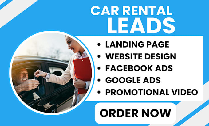 Gig Preview - Car rental website car rental rental website car dealership booking website