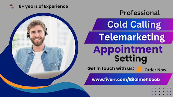 Gig Preview - Be your cold caller appointment setter and telemarketer