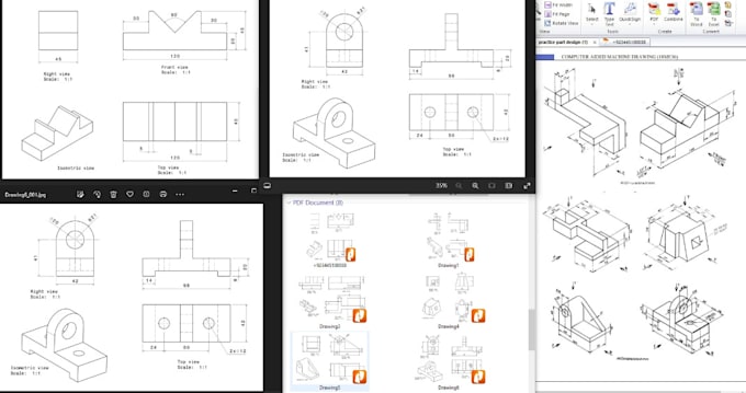 Gig Preview - Do assignment , projects in solidworks and autocad