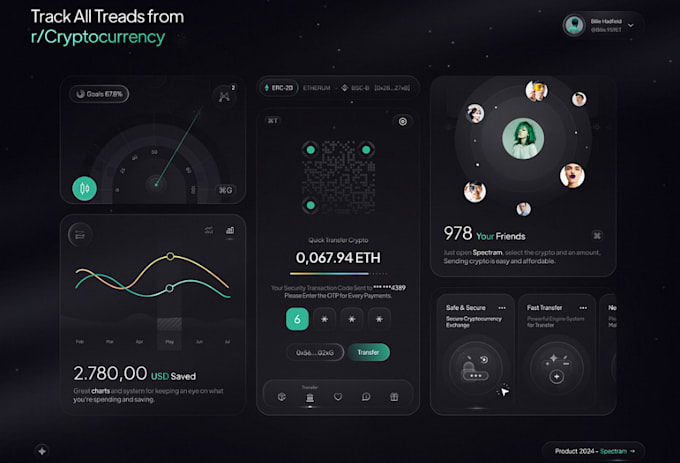 Gig Preview - Build crypto tracking app, coin tracker website and app to blockfolio