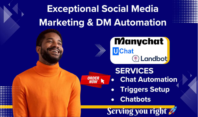 Gig Preview - Setup manychat, manychat automation, instagram flows, marketing, dm automation