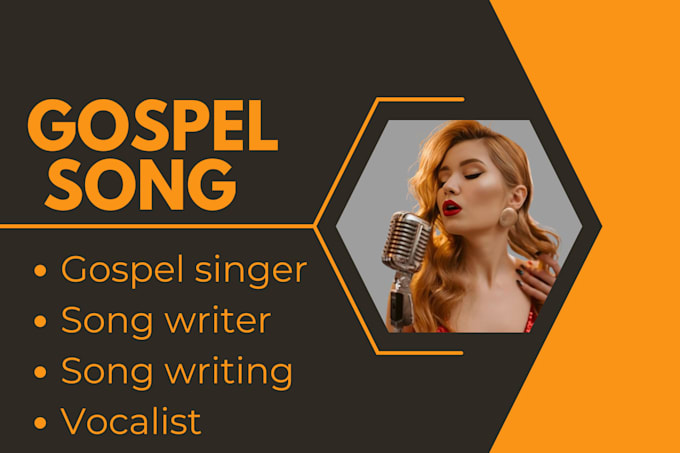 Gig Preview - Be your female gospel singer, songwriter, vocalist for edm