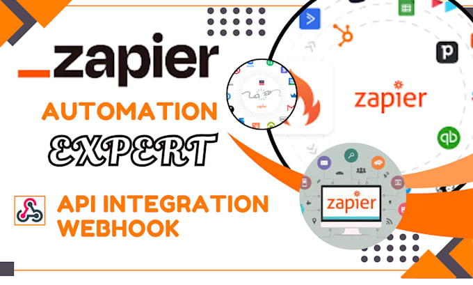 Gig Preview - Setup zapier zap ai automation, webhook nd api integration for business workflow