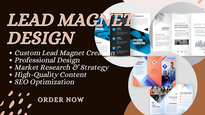 Gig Preview - Do PDF lead magnet ebook design, brochure and  workbook