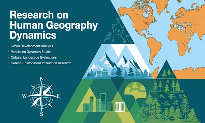 Gig Preview - Write a research on human geography dynamics