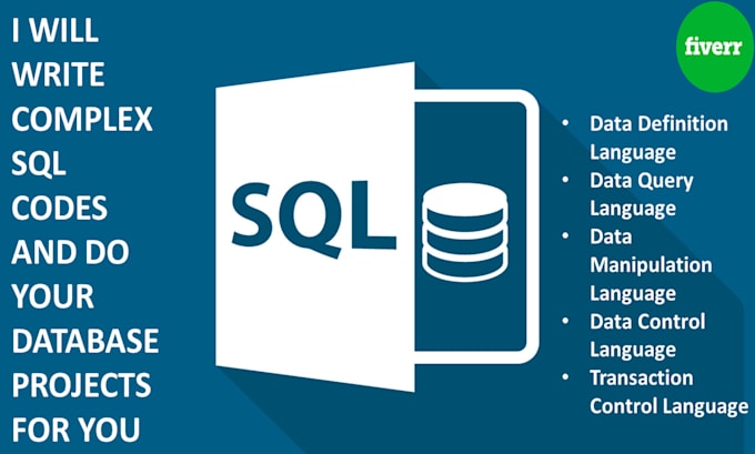 Gig Preview - Perform sql queries, database projects with mysql, postgresql, ms sql