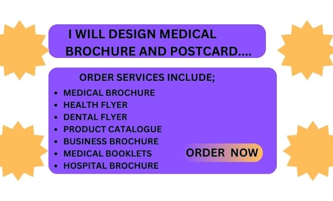 Gig Preview - Design medical brochure, medical flyer, medical booklet, medical door hanger