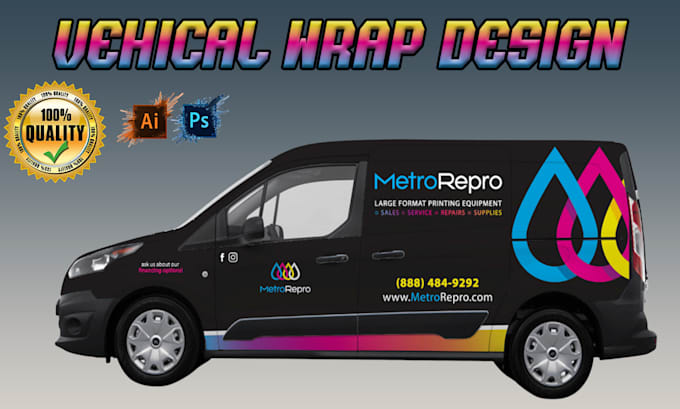 Gig Preview - Do unique, professional car, van, vehicle wrap design