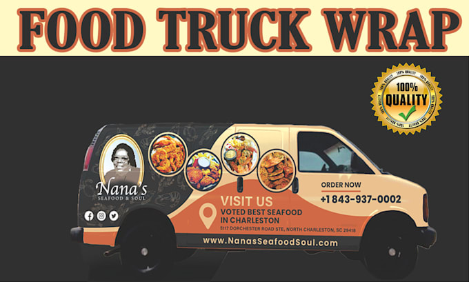 Bestseller - creative truck wrap, van wrap, food truck wrap, vehicle wrap