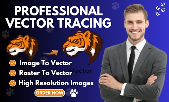 Gig Preview - Professional vector tracing vector logo and vectorize image