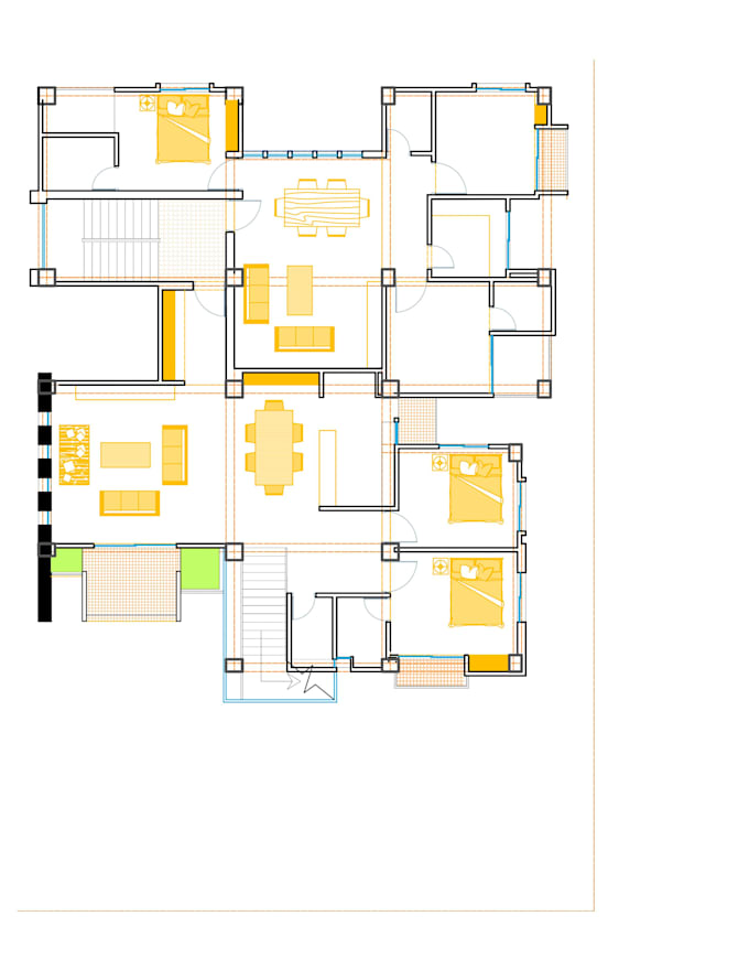 Bestseller - create architectural and civil working drawing in auto cad