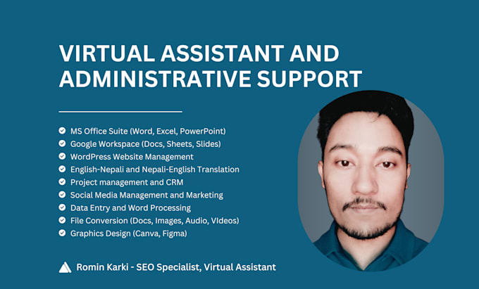 Gig Preview - Do virtual assistant and administrative support