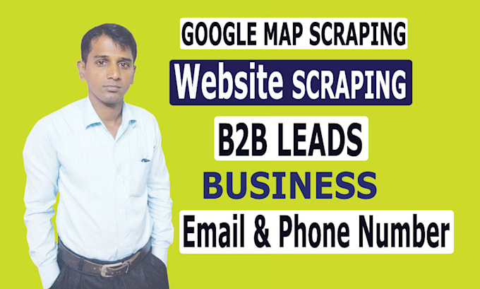 Gig Preview - Do google maps data scraping and web b2b leads collection