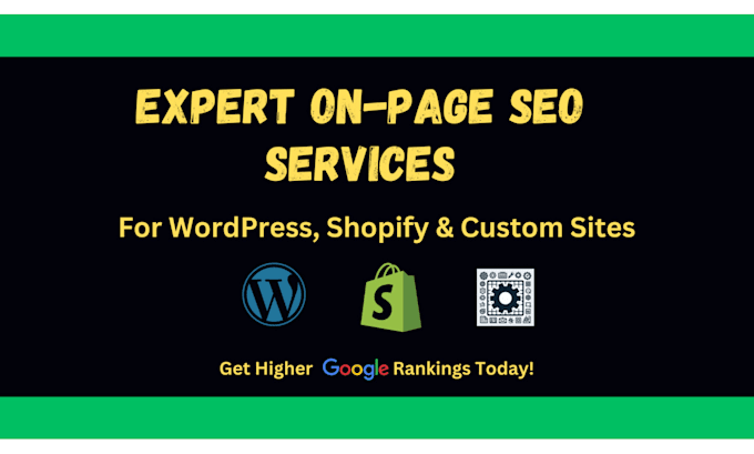 Gig Preview - Do SEO optimization for wordpress, shopify, and custom sites