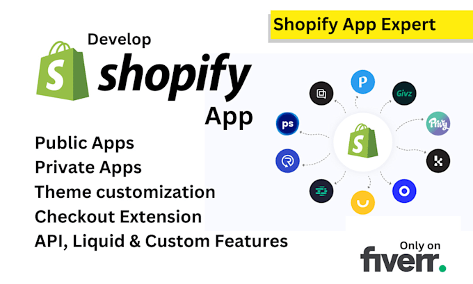 Gig Preview - Develop shopify app for you