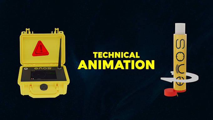 Gig Preview - Do industrial and technical 3d product animation