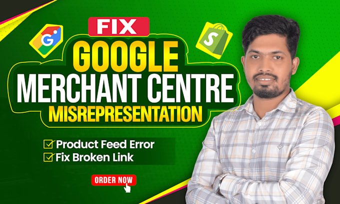 Gig Preview - Fix google merchant center suspension and misrepresentation, setup shopping ads