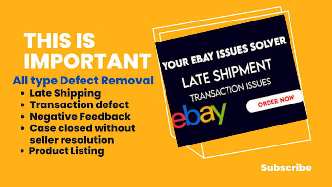 Bestseller - remove all type defects to improve your ebay seller level