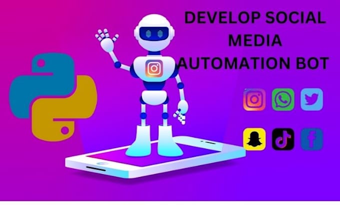 Gig Preview - Do automated instagram api bot, tiktok bot, twitter bot, youtube api bot