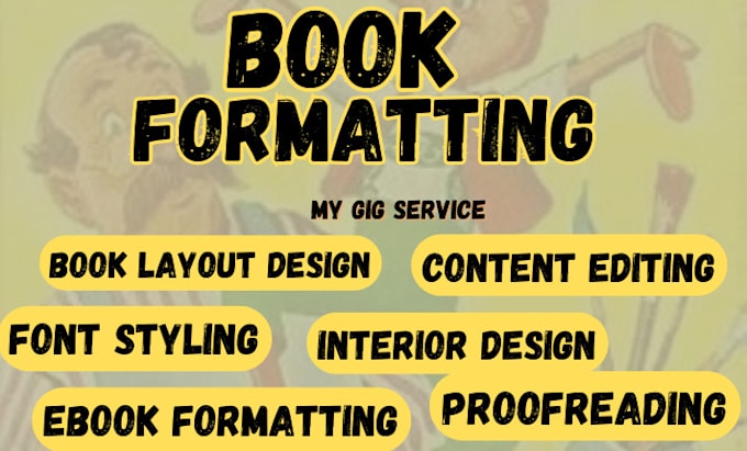 Gig Preview - Be your book formatting, book editing and kindle ebook formatting