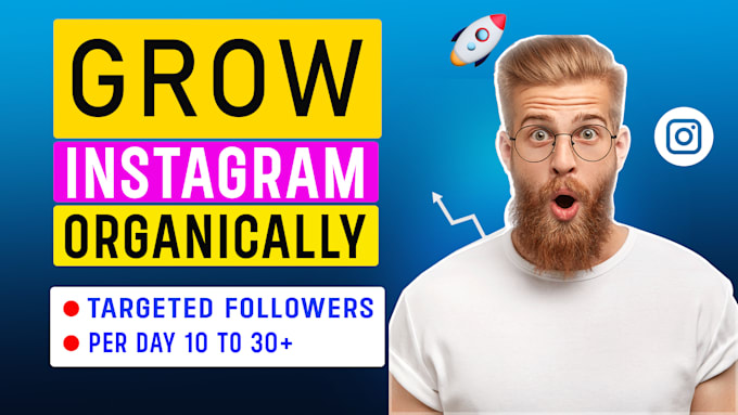 Gig Preview - Do super fast organic instagram growth