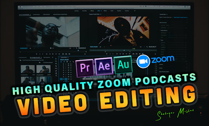 Gig Preview - Do editing video podcasts zoom webinars or interview corporate