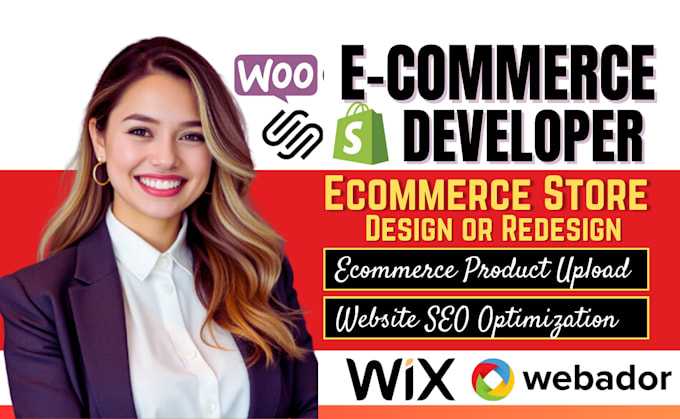 Bestseller - redesign shopify ecommerce store, wix, webador redesign, squarespace website