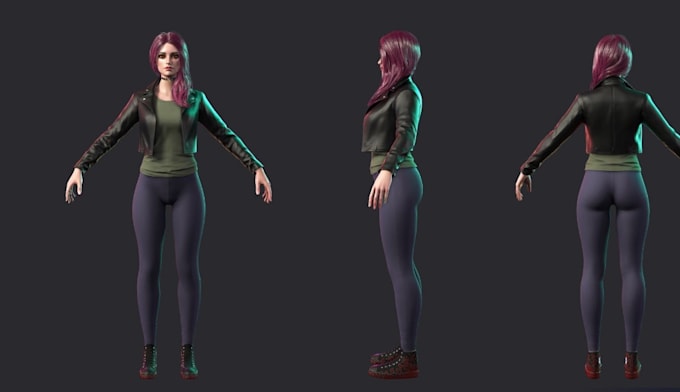 Gig Preview - Accurate stylish nsfw model, stylized game character, ue5 3d armor, blendshapes