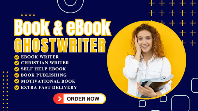 Gig Preview - Ghostwrite 45k words book and ebook writing as ebook ghostwriter non fiction