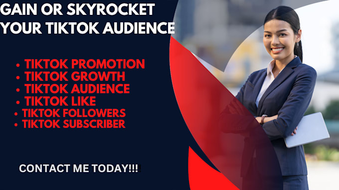 Gig Preview - Grow and promote your tiktok account organically