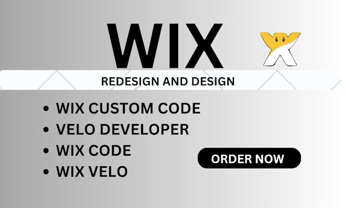 Gig Preview - Customize wix website with wix code, wix velo, databases, wix velo code