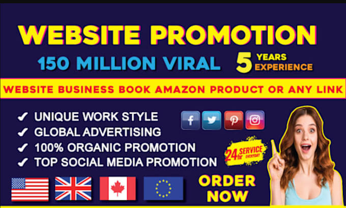 Bestseller - promote your business website amazon product book crypto coin any link