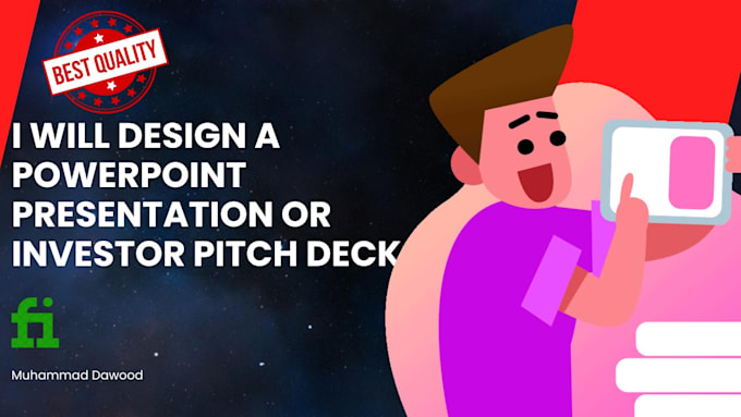 Gig Preview - Make your product compony pitch deck preasentations