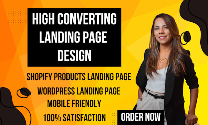 Gig Preview - Design a creative and responsive landing page or website