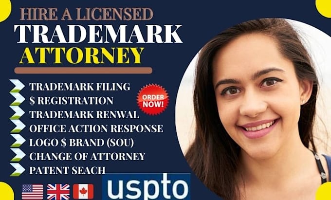 Gig Preview - Be your US licensed trademark attorney, registration on amazon brand