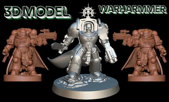 Gig Preview - 3d miniature model 3d figurine 40k warharmmer dnd tabletop for 3d printing