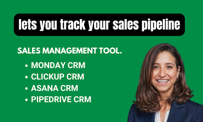 Gig Preview - Master your sales cycle with pipedrive crm monday asuna boost your sales success